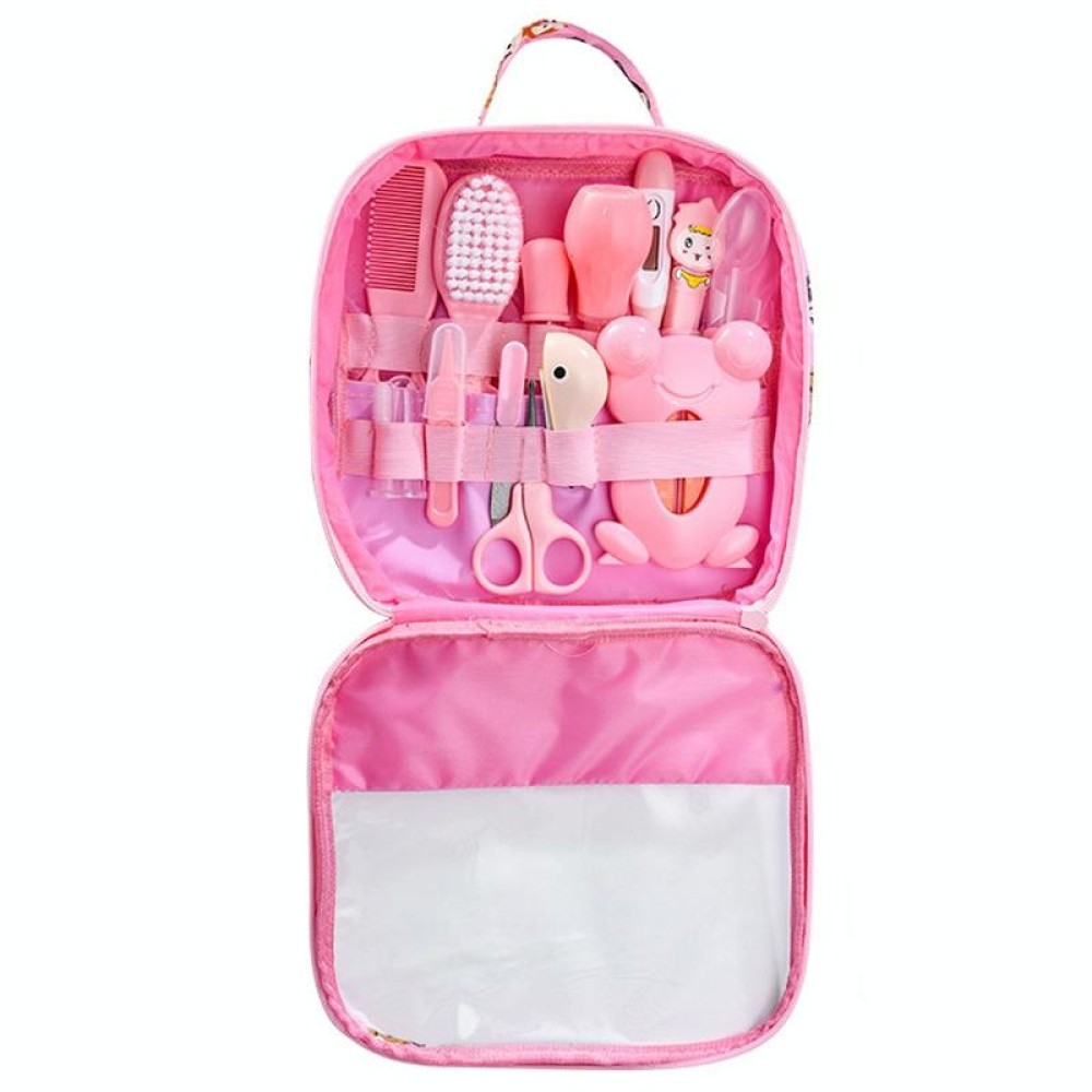 13 in 1 Baby Cleaning and Care Set Daily Cleaning Supplies Nursing Package, Sort by color: B-type Pink