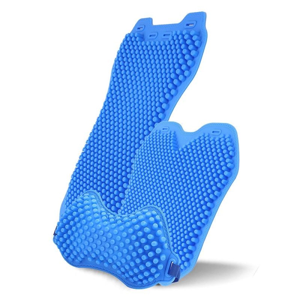 Silicone Car Seat Cushion Summer Breathable Cool Pad, Color: Cushion Blue