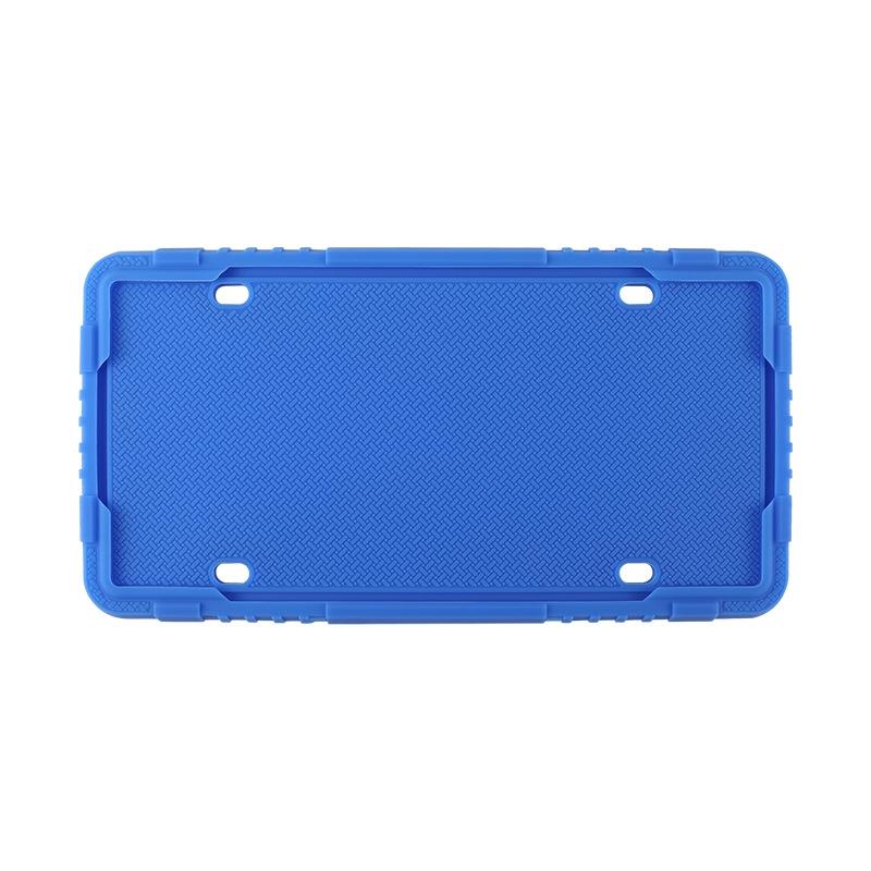 For North American Models Silicone License Plate Frame, Specification: 1pcs Blue