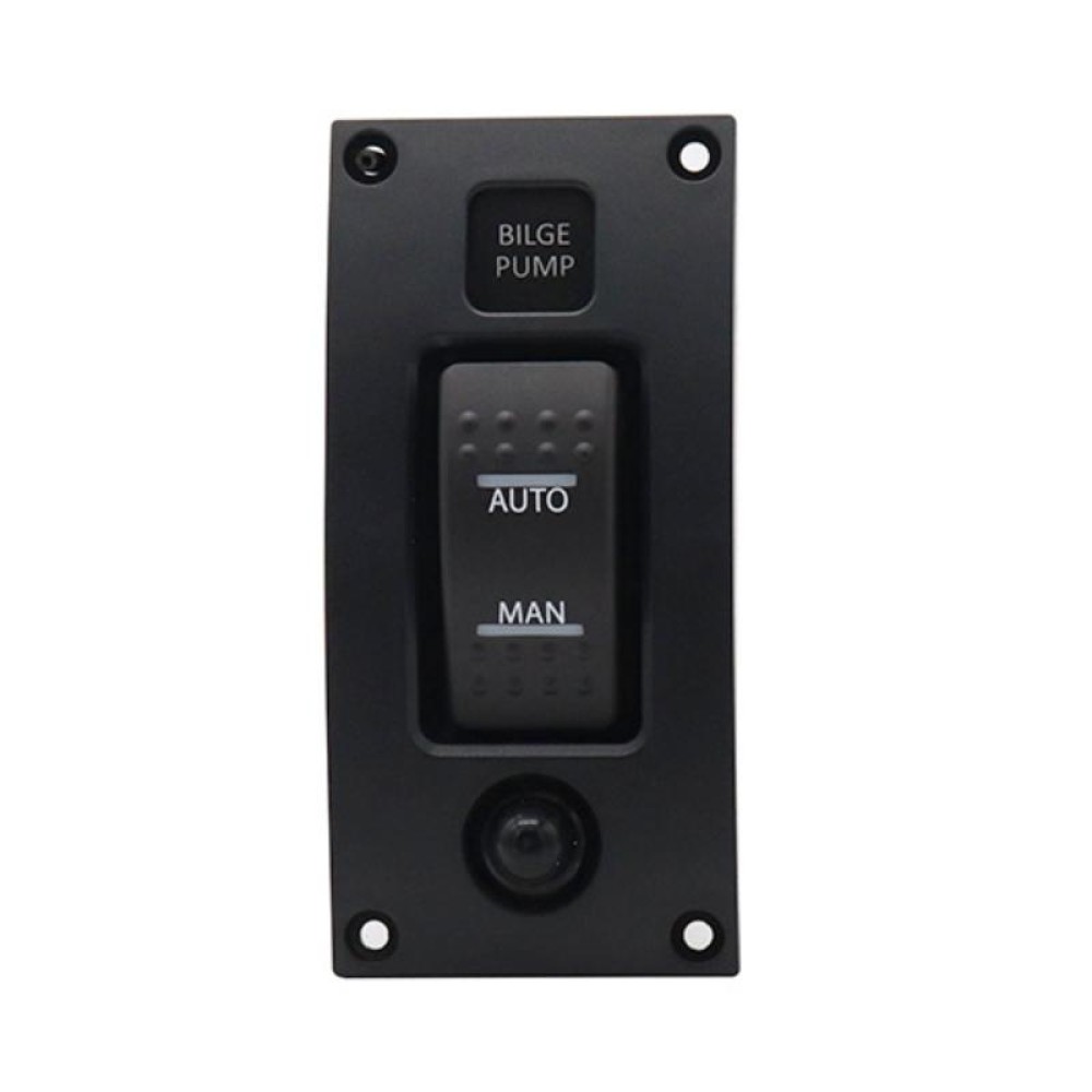 Marine Self-Locking Resetting Switch With Overload Protection Indicator Light ON-OFF-ON 3 Switch (Printed)