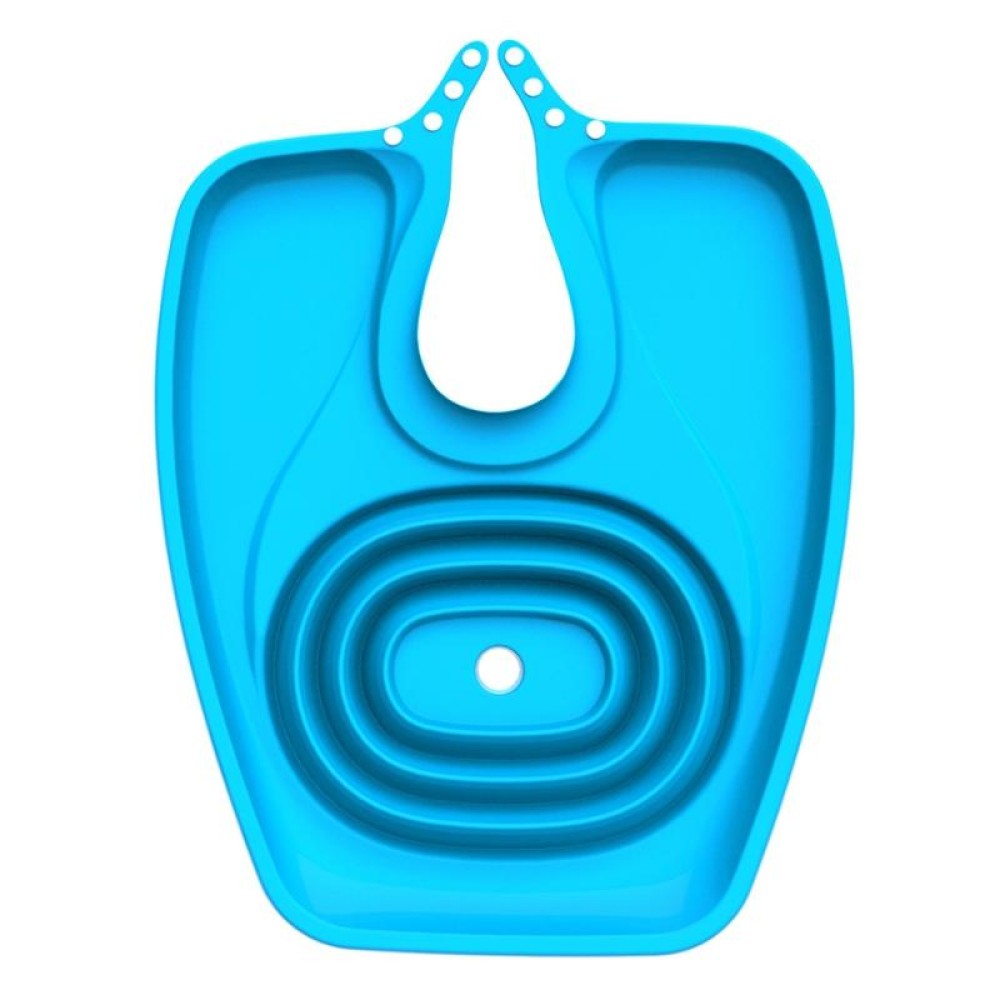 No-Bending Folding Portable Home Care Shampoo Basin(Blue)