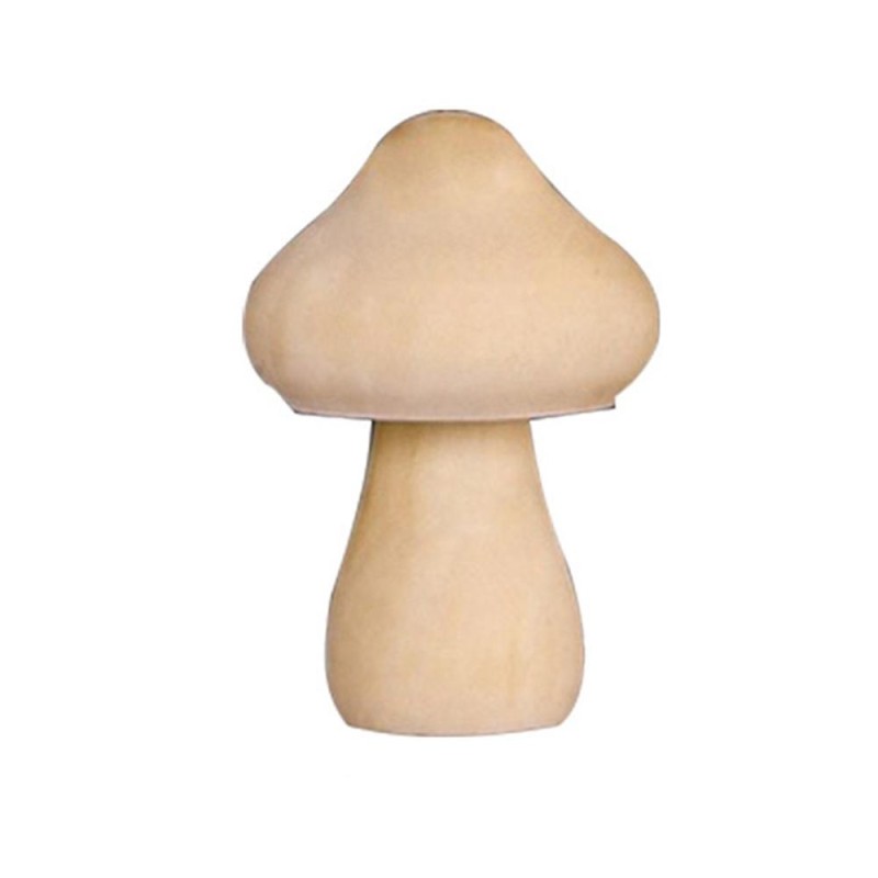 210143D Wooden Mushroom Head DIY Painted Toys Children Early Education Household Decorative Ornaments