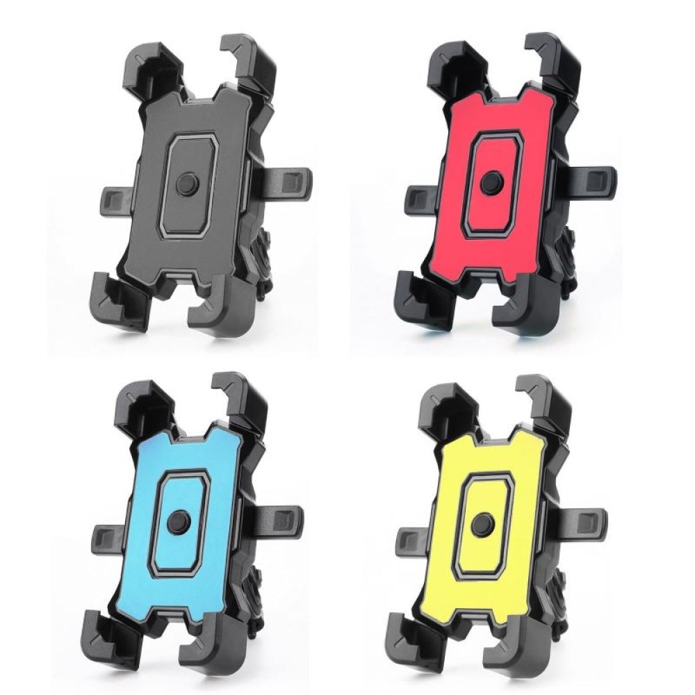 Electric Bike Motorcycle Bicycle Riding Shockproof Navigation Bracket, Color: Yellow For Handlebar