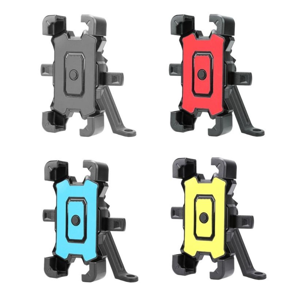 Electric Bike Motorcycle Bicycle Riding Shockproof Navigation Bracket, Color: Red For Rearview Mirror