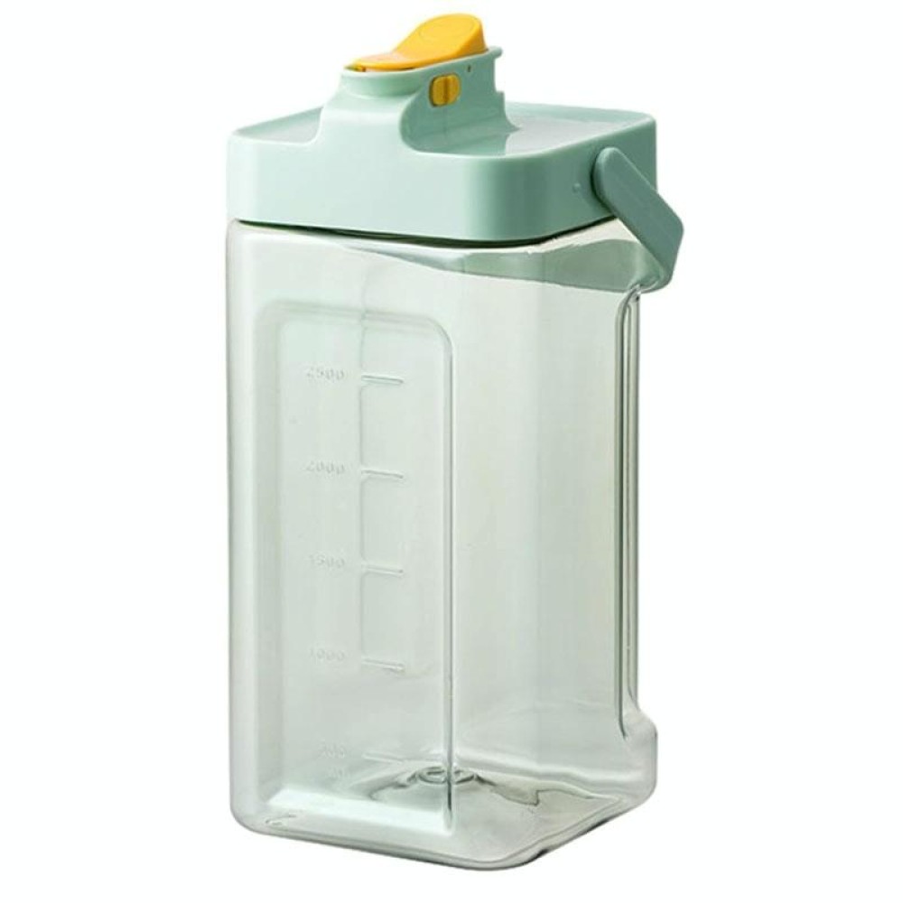 3.5L Refrigerator Cold Kettle With Faucet Household Large Capacity Cold Brew Pot(Light Green)