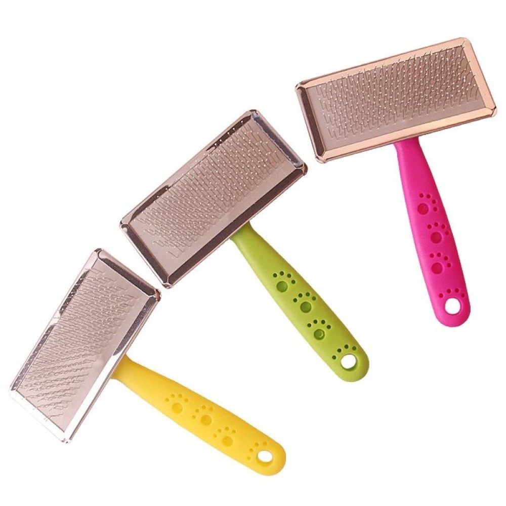 BG-W1347 Pet Hair Removal Massage Comb Dog Cleaning Tools, Random Color Delivery, Specification: S