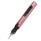 E108 59pcs/set Wireless Portable USB Rechargeable Mini Electric Drill Pen(Rose Gold)