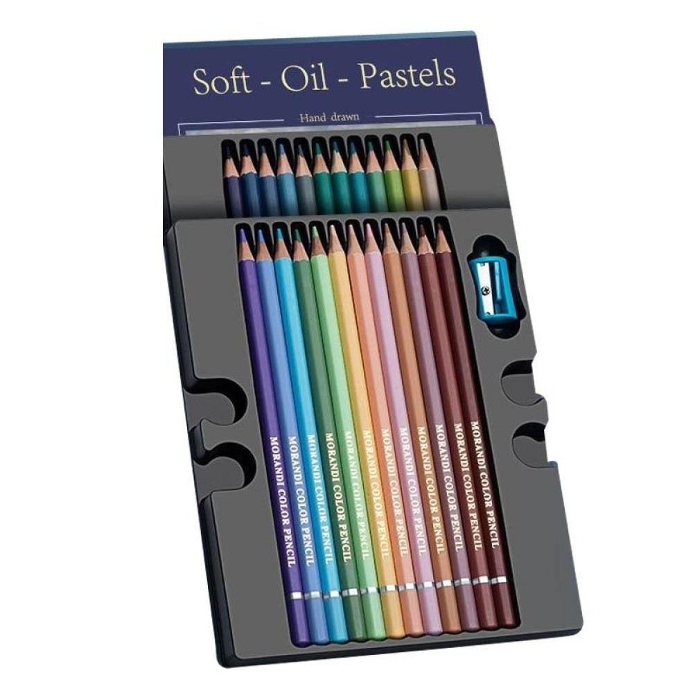 24 Colors Oily Bright Color Pencil Studio Special Set Morandi