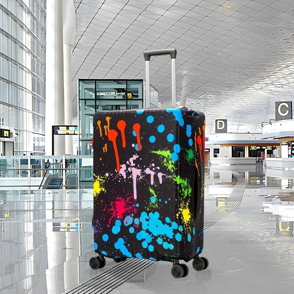 Luggage Protective Cover Travel Trolley Case Dustproof Sleeve, Size: For 22-24 Inch L(T-006)