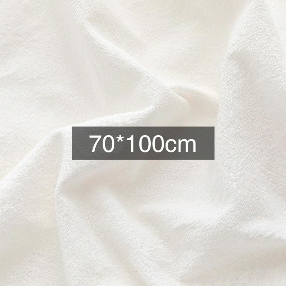 70 x 100cm Encrypted Texture Cotton Photography Background Cloth(Off-white)