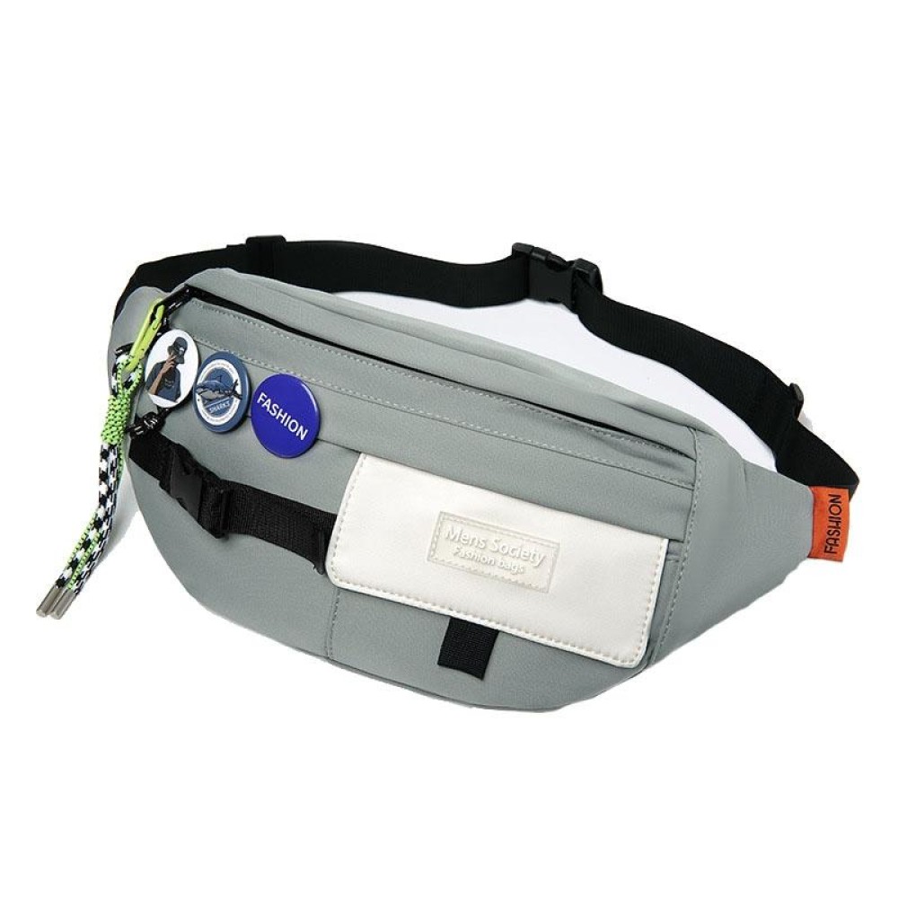 Multifunctional Chest Bag Shoulder Messenger Bag, Model: Green+Badge+Lanyard