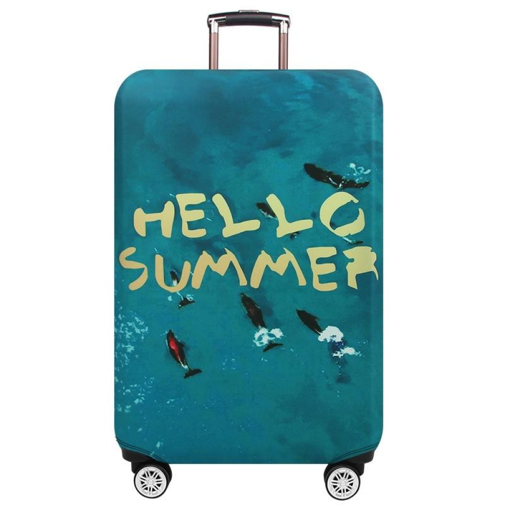 Wear-resistant Trolley Luggage Dustproof Protective Cover, Size: XL(Summer Sea)