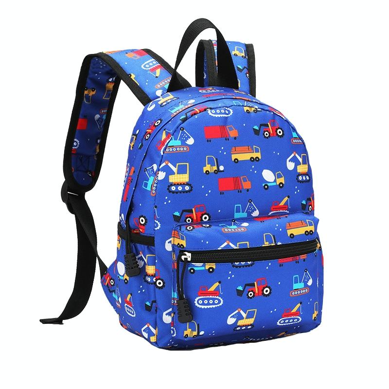 13-Inch Cartoon Printing Children Schoolbag Travel Waterproof And Wear-Resistant Backpack(N0205M)