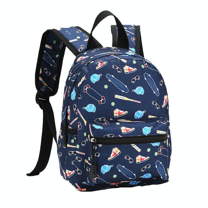 13-Inch Cartoon Printing Children Schoolbag Travel Waterproof And Wear-Resistant Backpack(N0207M)