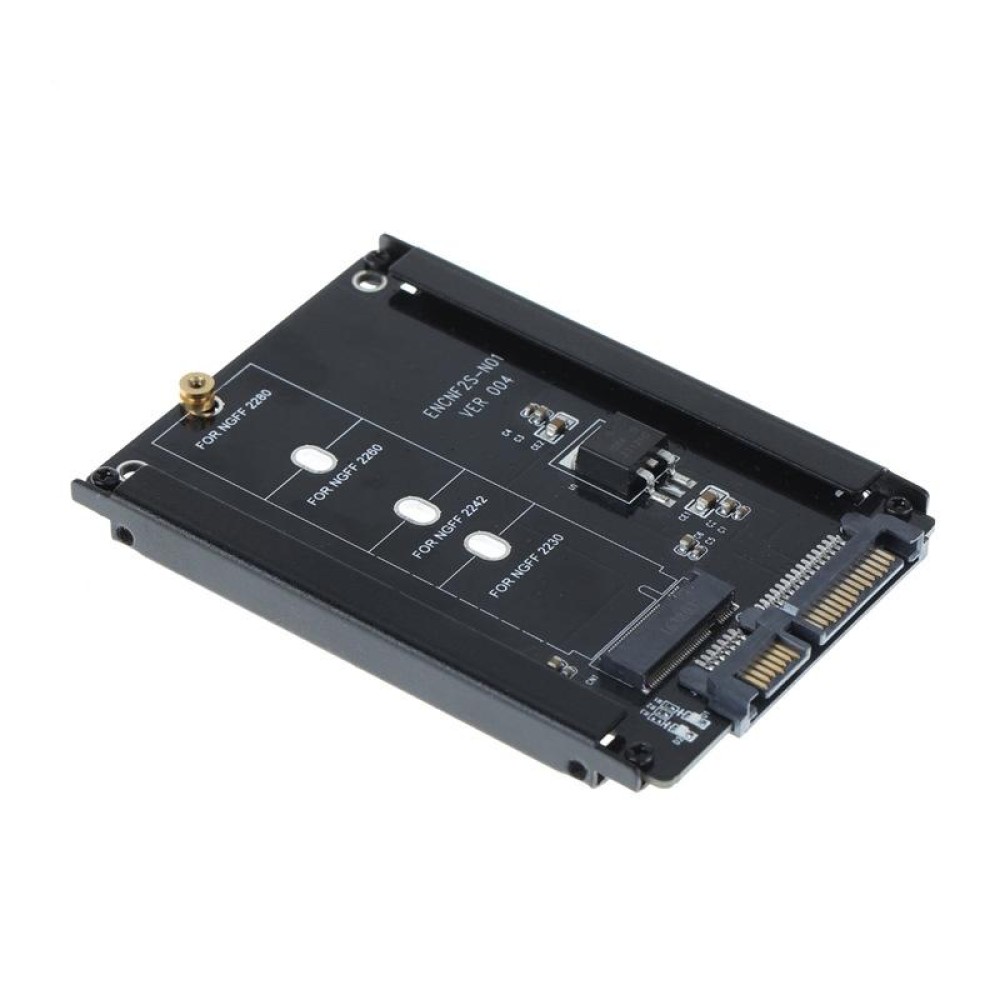 ENCNF2S-N01 NGFF To SATA3 Transfer Card M.2 KEY B-M SSD To 6Gbps Interface Conversion Adapter With Baffle