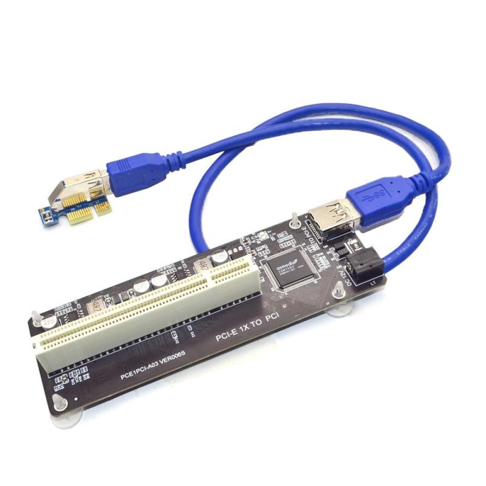 PCI-E 1X To Single PCI Riser Card Extend Adapter Add Expansion Card For PC Computer