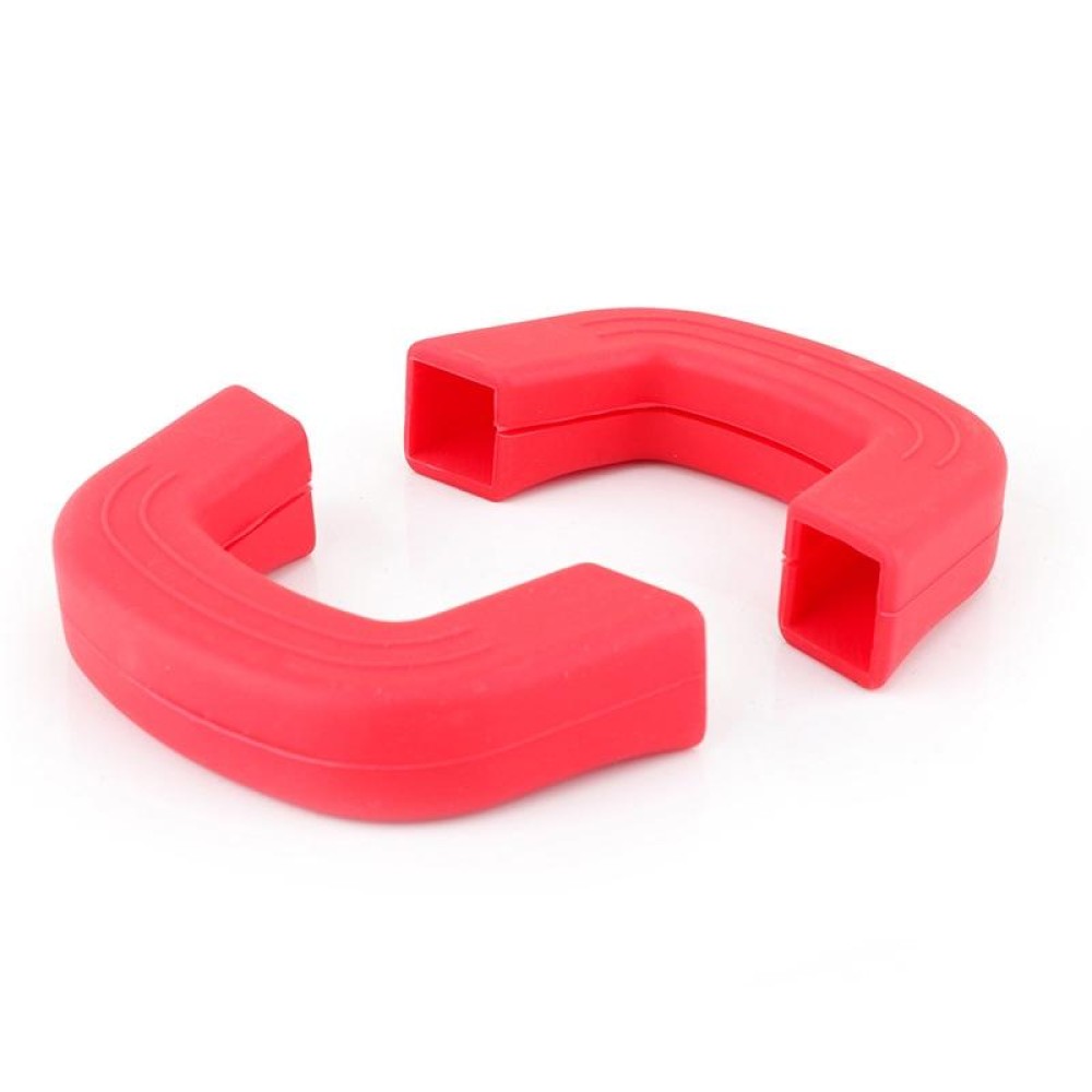 Silicone Anti Scalding Pot Handle, Style: Red Small