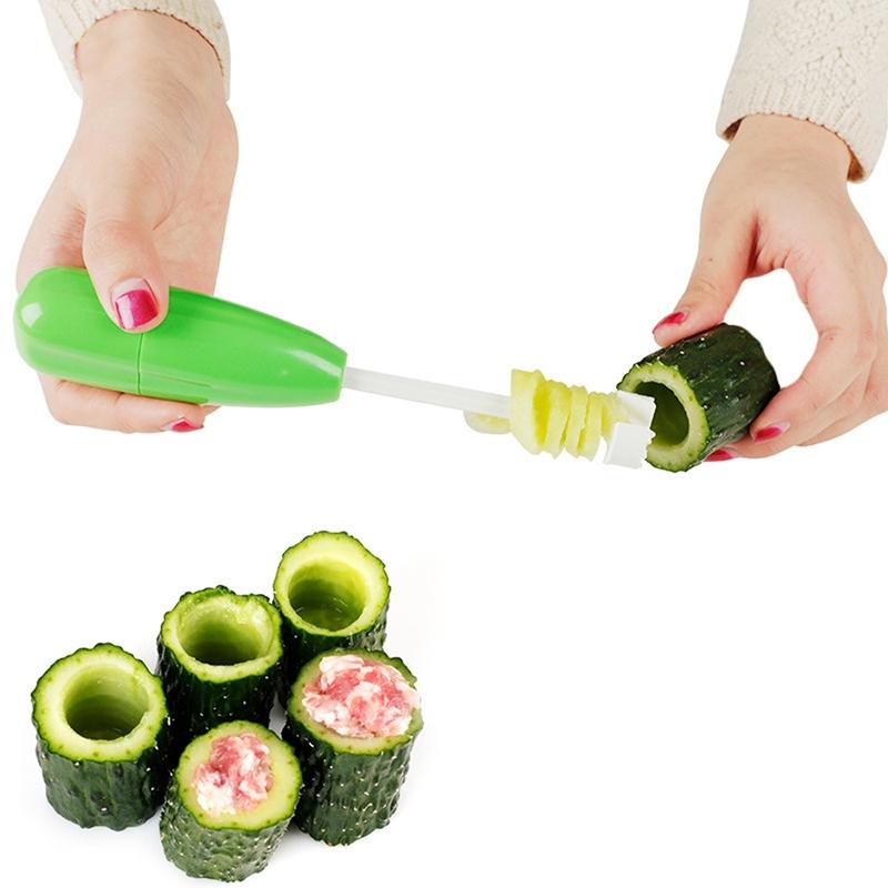 4-In-1 Vegetable Core Digger Fruit Hollowing Out Kitchen Gadget(Blister Packaging)
