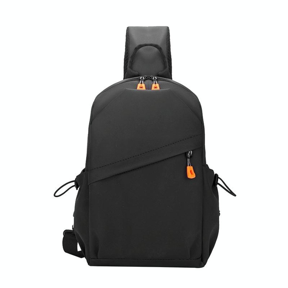 Outdoor Leisure Travel Men Waterproof Lightweight Chest Bag(Black)