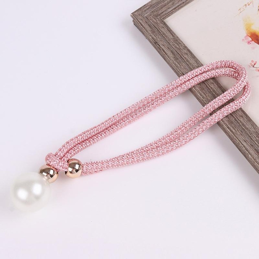 Pearl Curtain Clip Curtain Holders Tie Back Buckle Curtain Decor Accessories(Pink)