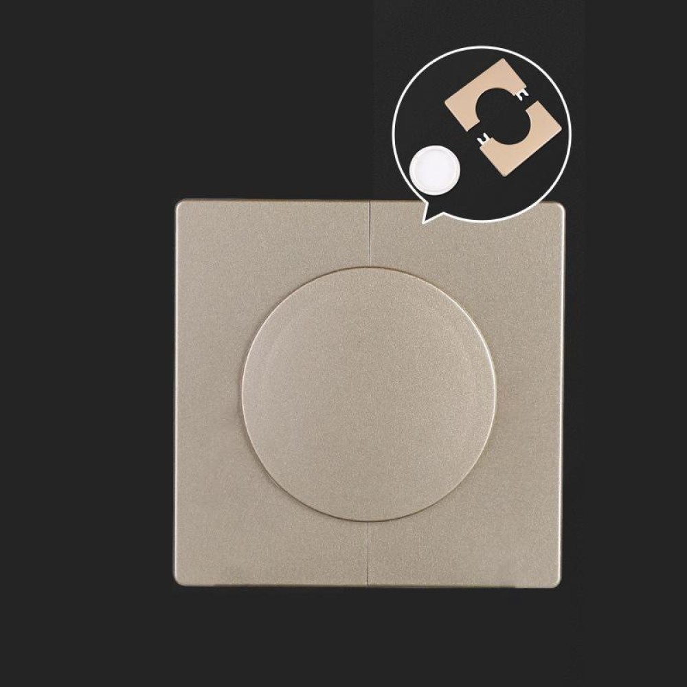 Square Air Conditioning Hole Decoration Cover Wall Hole Plug, Style: Split 5cm Gold