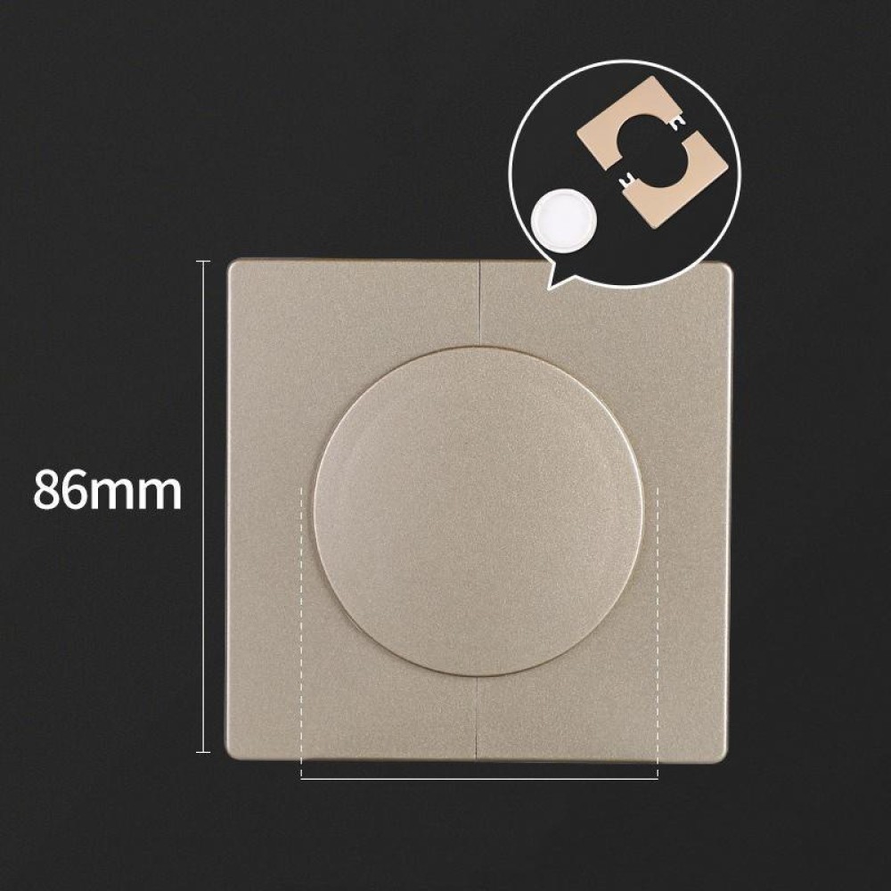 Square Air Conditioning Hole Decoration Cover Wall Hole Plug, Style: Split 5cm Gold