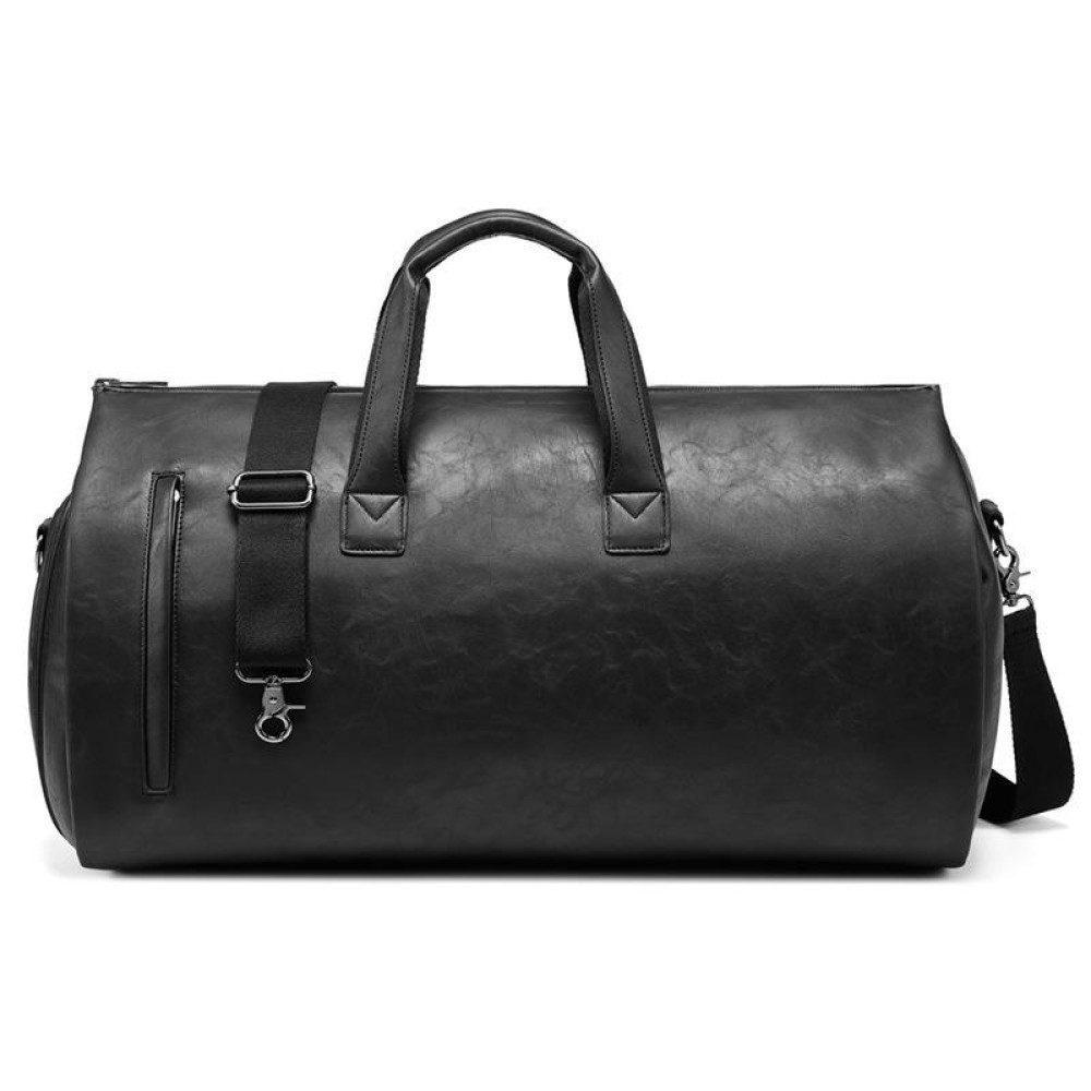 Waterproof Travel Suit Storage Bag Large-capacity Hand-held Crossbody Luggage Bag(Black)