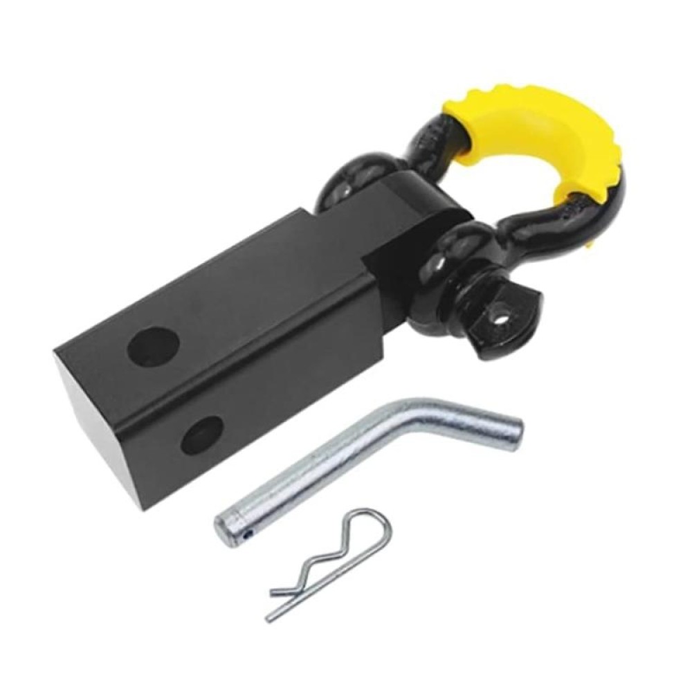 Solid Trailer Arm Off-Road Vehicle Rear Bumper Modified Traction Connector, Color: Black Yellow