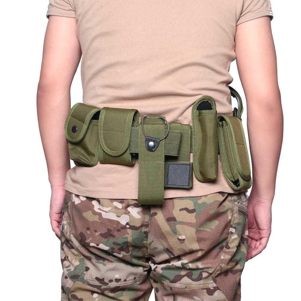 130cm Security Duty Outdoor Multifunctional Waist Pack(Military Green)