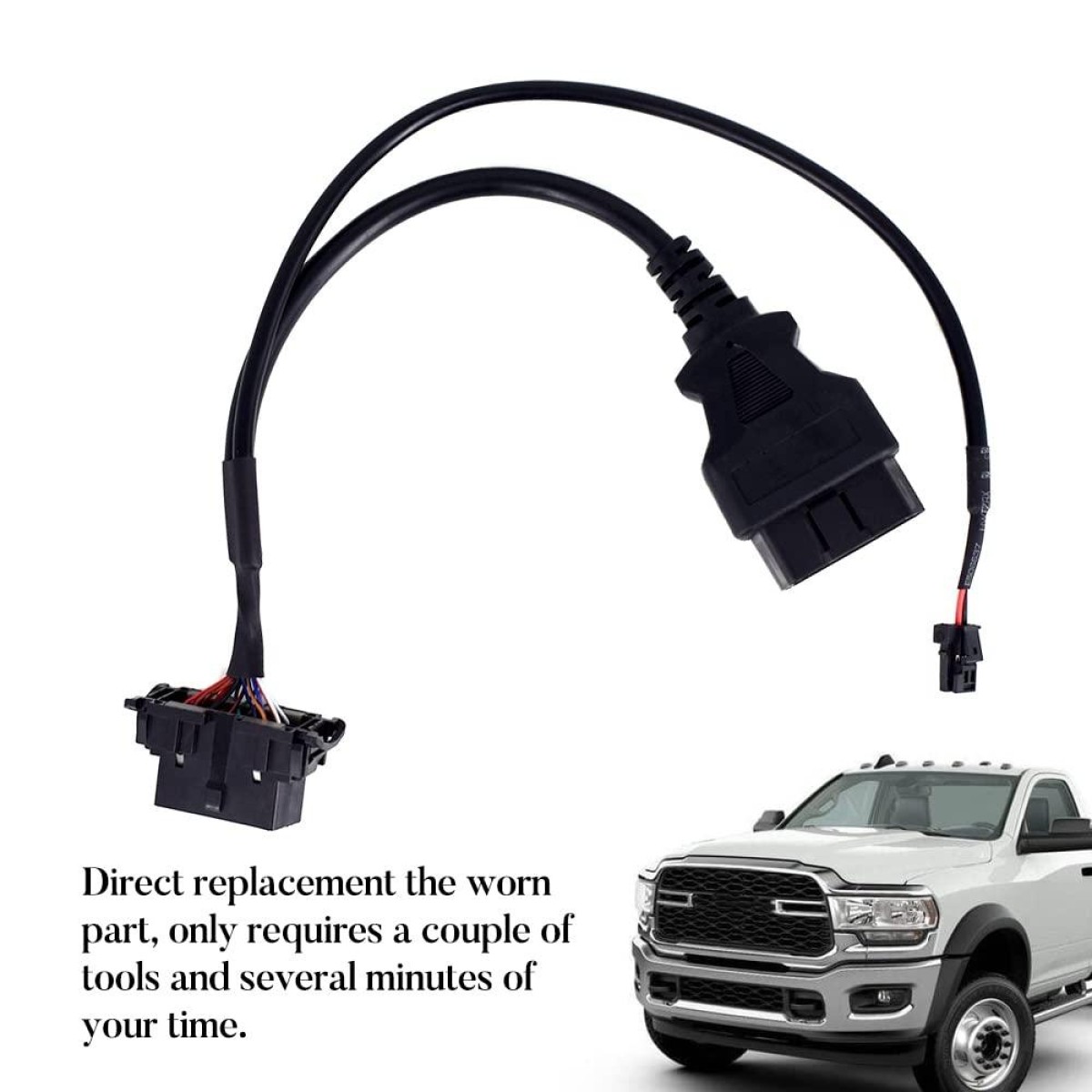 Safety Gate Bypass OBD2 Cable for Dodge Cummins RAM 1500 2500 2018-2020
