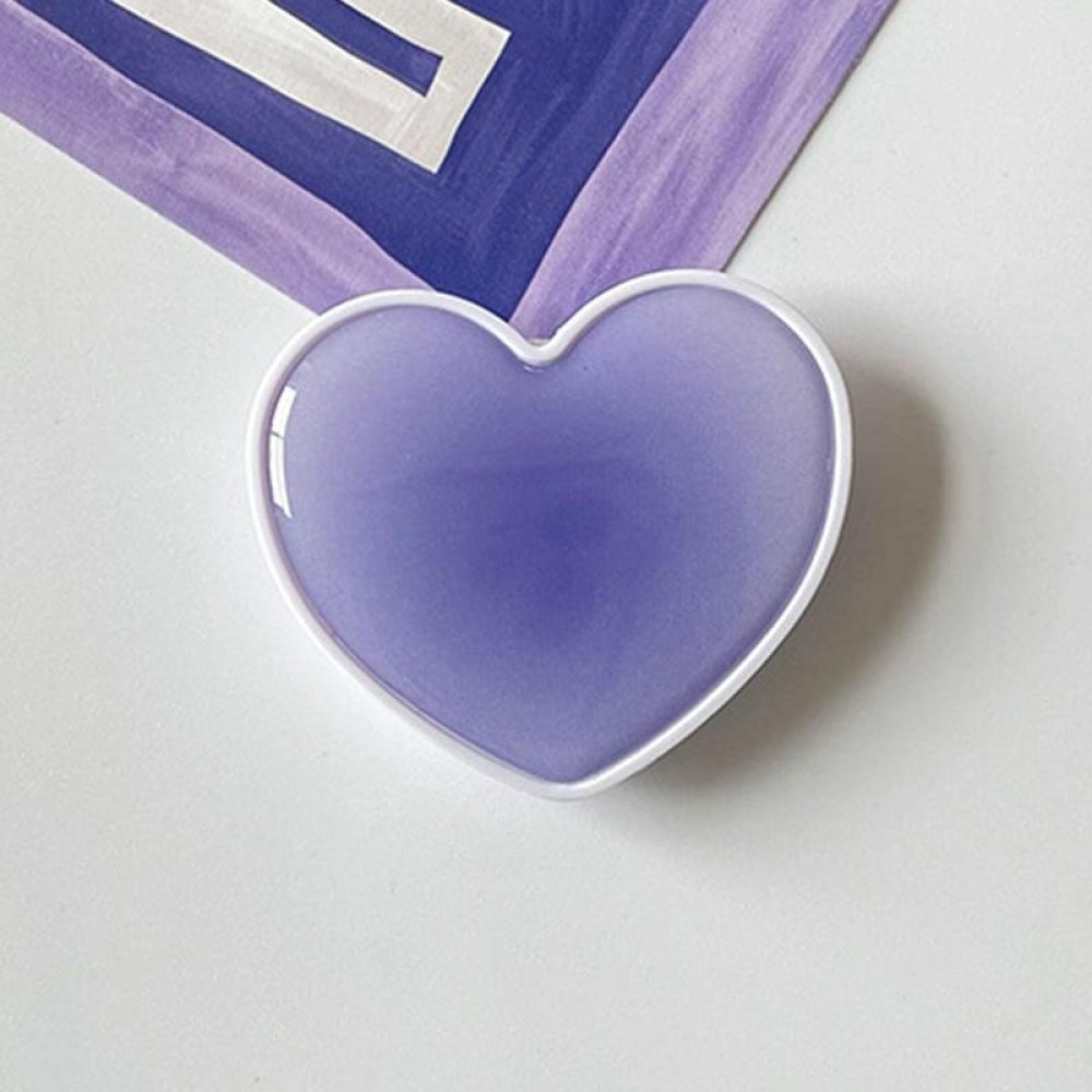 Gradient Color Love Drip Retractable Desktop Cell Phone Air Bag Bracket(Purple)