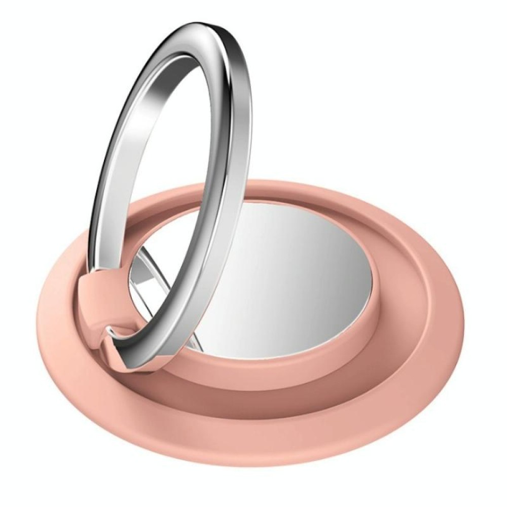 5pcs Car Magnetic Metal Ring Buckle Mobile Phone Holder(Girly Pink)