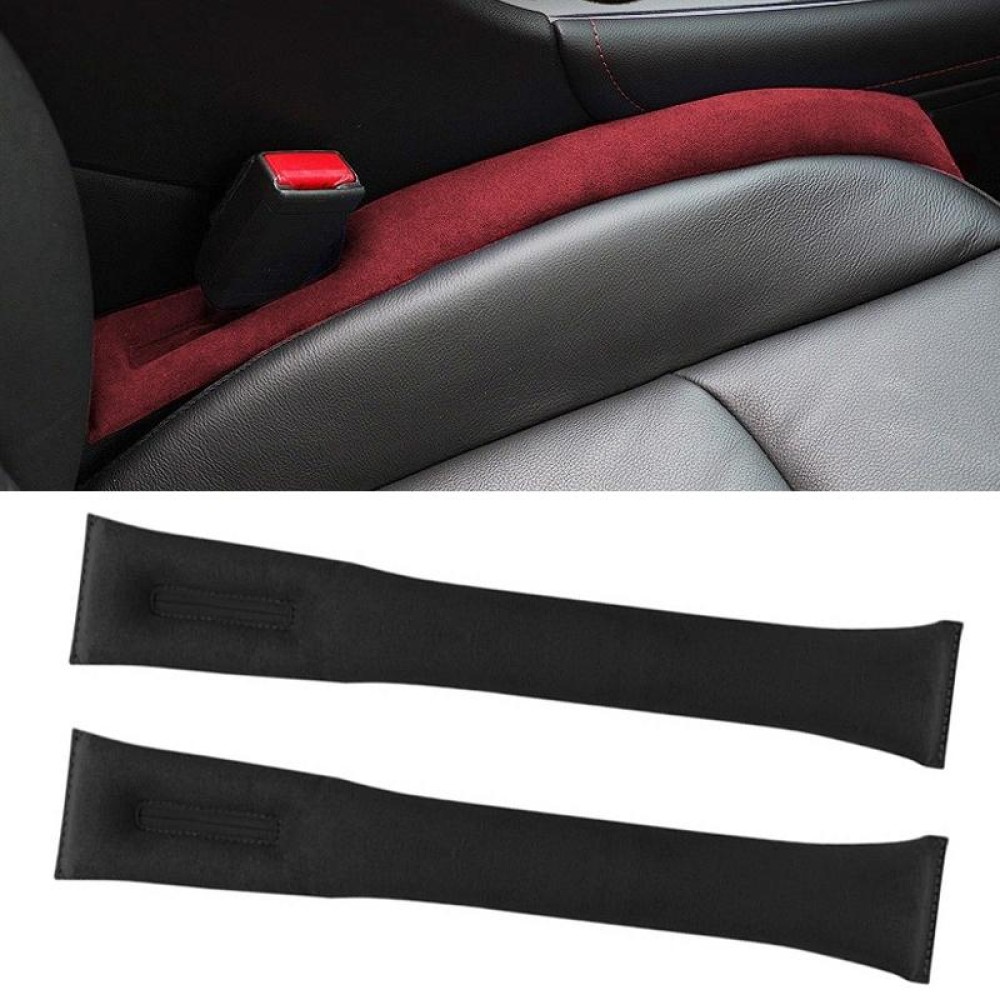 2pcs Car Seat Gap Plugs Seat Upholstery(Black)