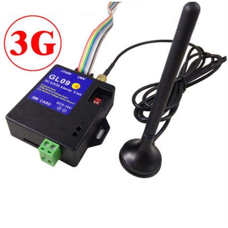 GL09-B 3G 8 Channel GSM SMS Alarm System Module For Battery Operated  Alert