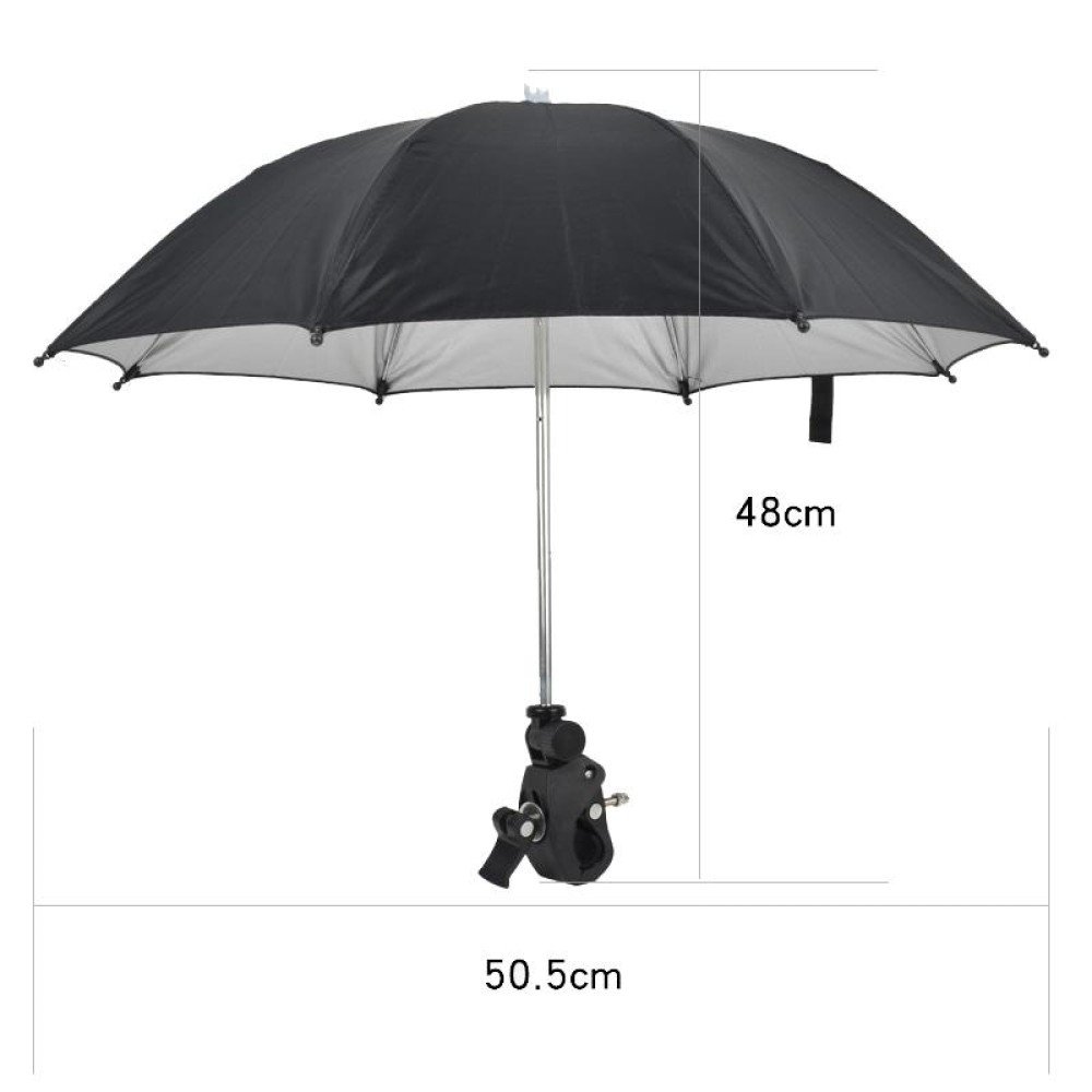 50cm Camera Umbrella Sunshade Adjustable Mobile Phone Parasol With Clip