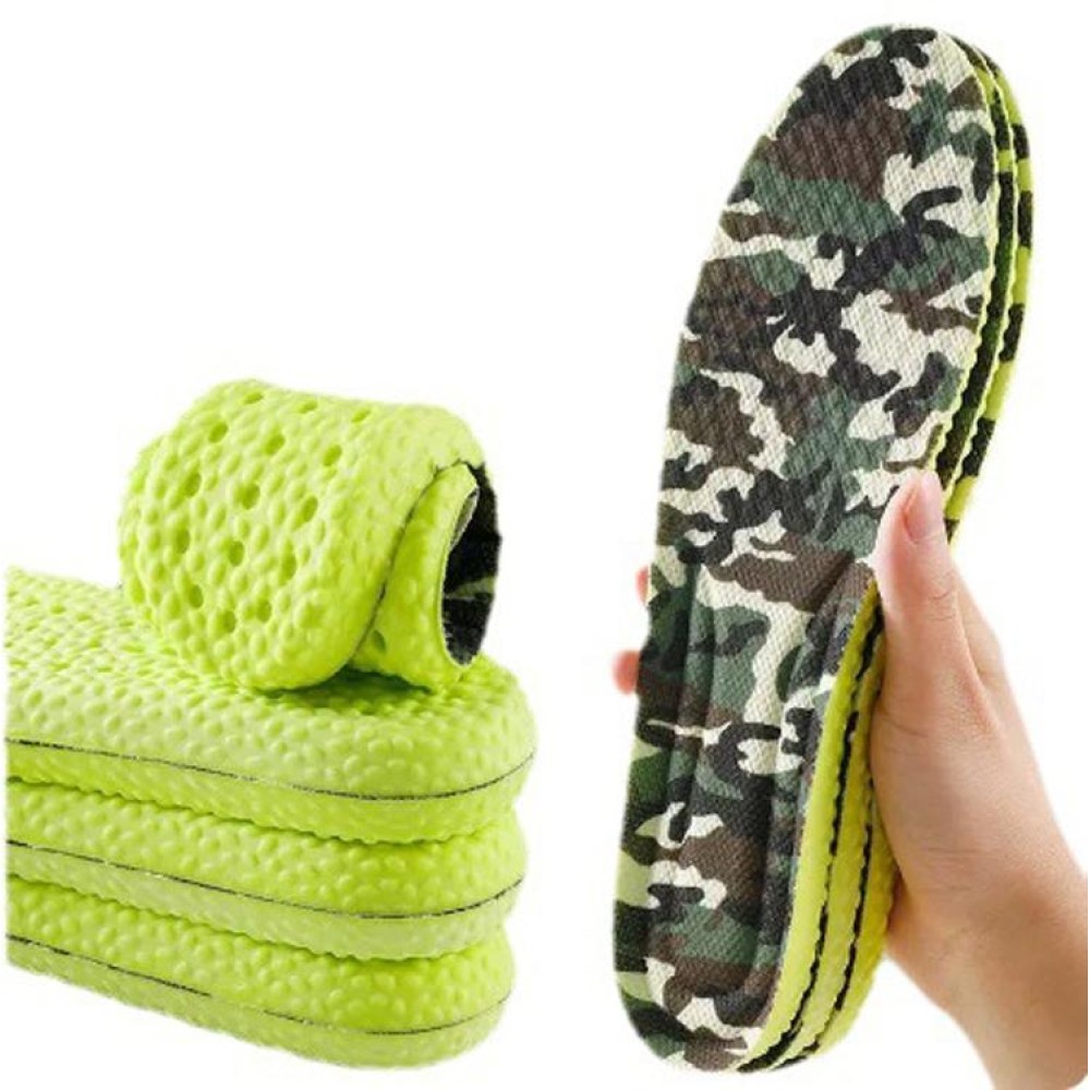 Camouflage Memory Foam Sport Insoles Breathable Sweatproof Shoes Sole Cushion, Size: 43-44