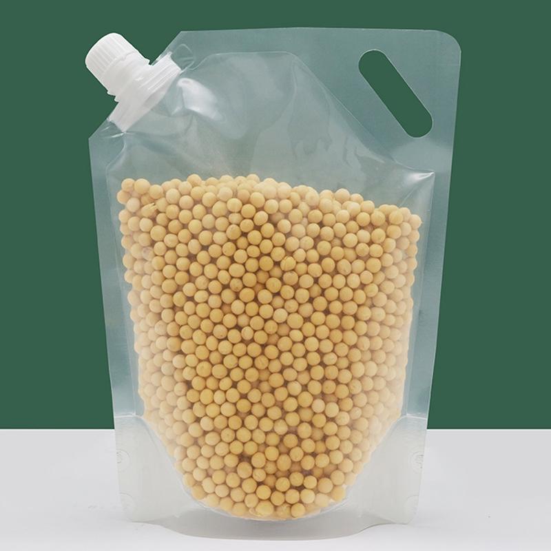5pcs Portable Food Packaging Bag Grain Sealed Bag Fresh-keeping Storage Bag, Capacity: 1kg
