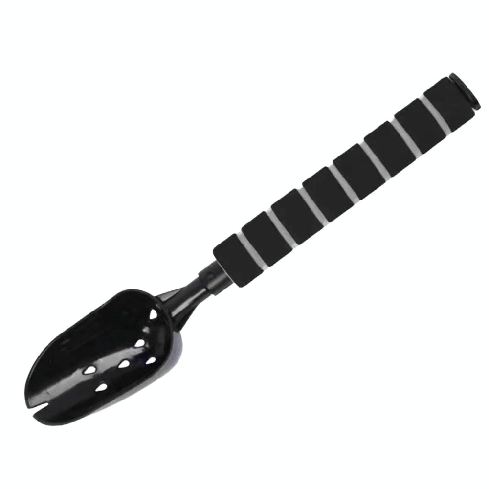Fishing Bait Throwing Spoon Nesting Device Retractable Casting Scoop, Style: Aluminum Alloy