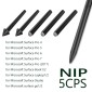 For Microsoft  Surface Pro 4/5/6/7/Book /Pro X 2pcs 2H+3pcs HB  Pen Nib Refill