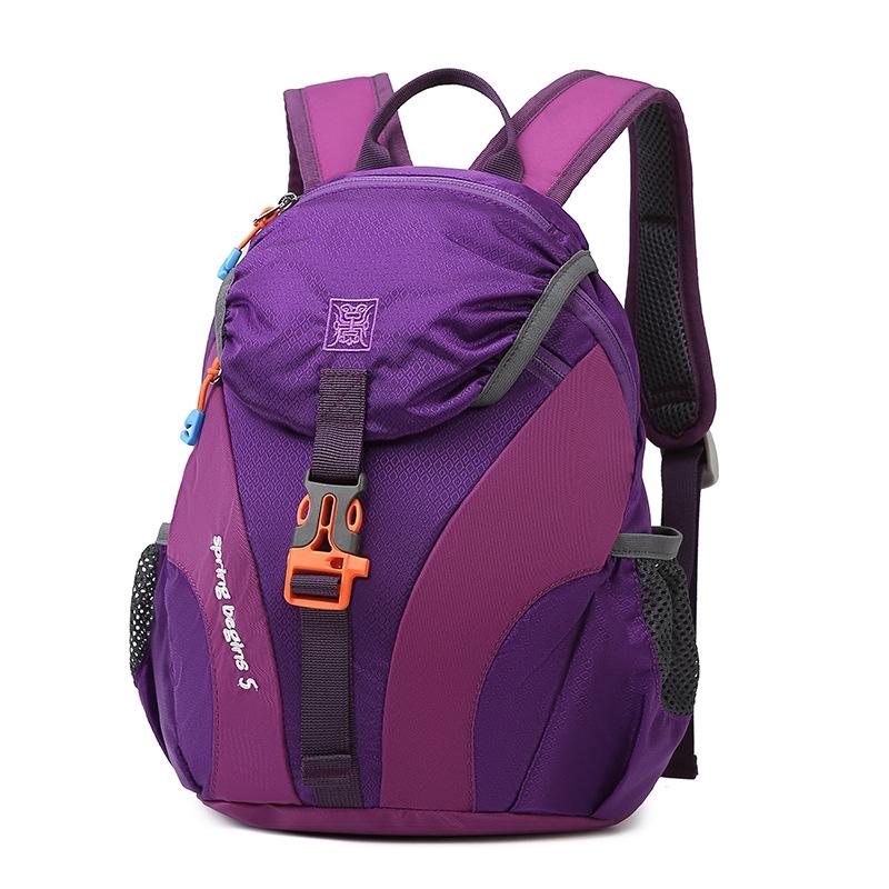 5L Children Outdoor Travel Backpack Elementary School Kindergarten Schoolbag(Purple)
