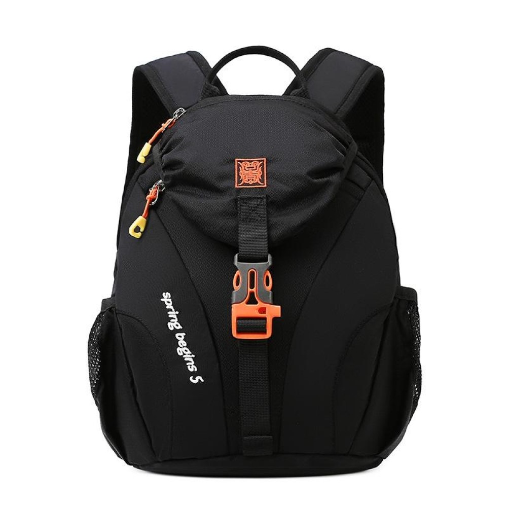 5L Children Outdoor Travel Backpack Elementary School Kindergarten Schoolbag(Black)