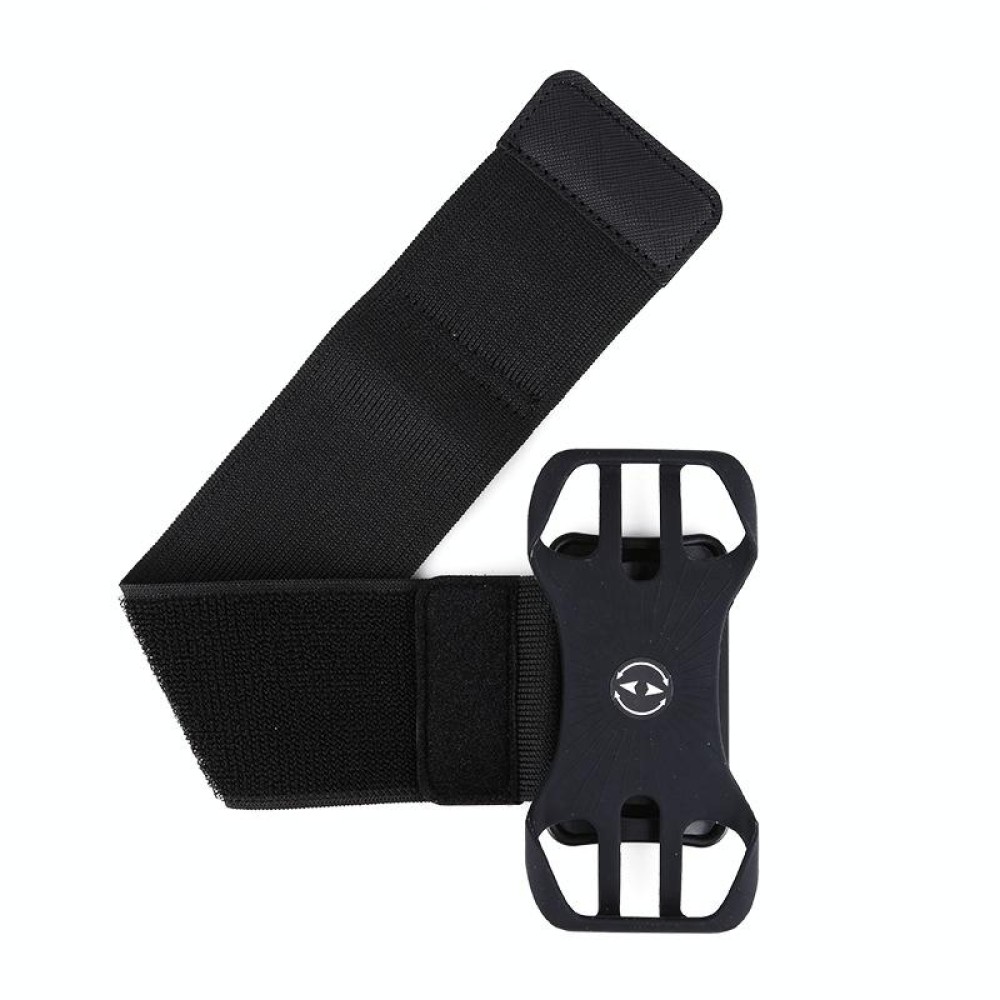 Four Claws Wide Removable Swivel Arm Wrist Strap Cell Phone Bag Sports Arm Bag For 4.5-7 inch Phone(Black)