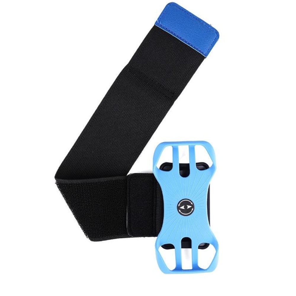 Four Claws Wide Removable Swivel Arm Wrist Strap Cell Phone Bag Sports Arm Bag For 4.5-7 inch Phone(Blue)
