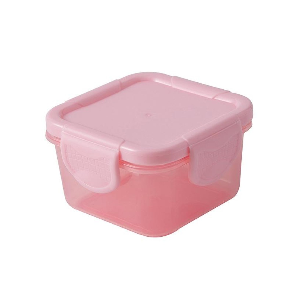 150ml Mini Fresh-Keeping Box Food Grade Thickened Sealed Baby Food Supplement Box(Pink)