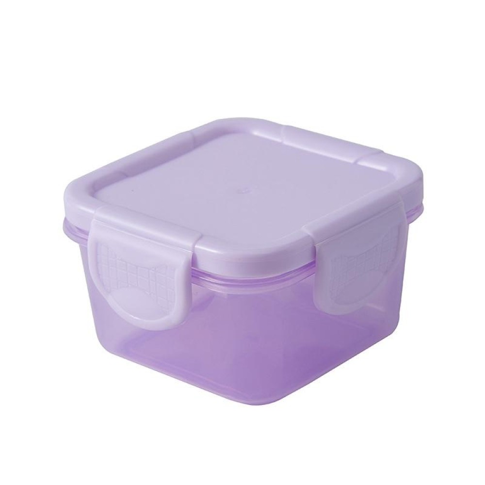 150ml Mini Fresh-Keeping Box Food Grade Thickened Sealed Baby Food Supplement Box(Purple)