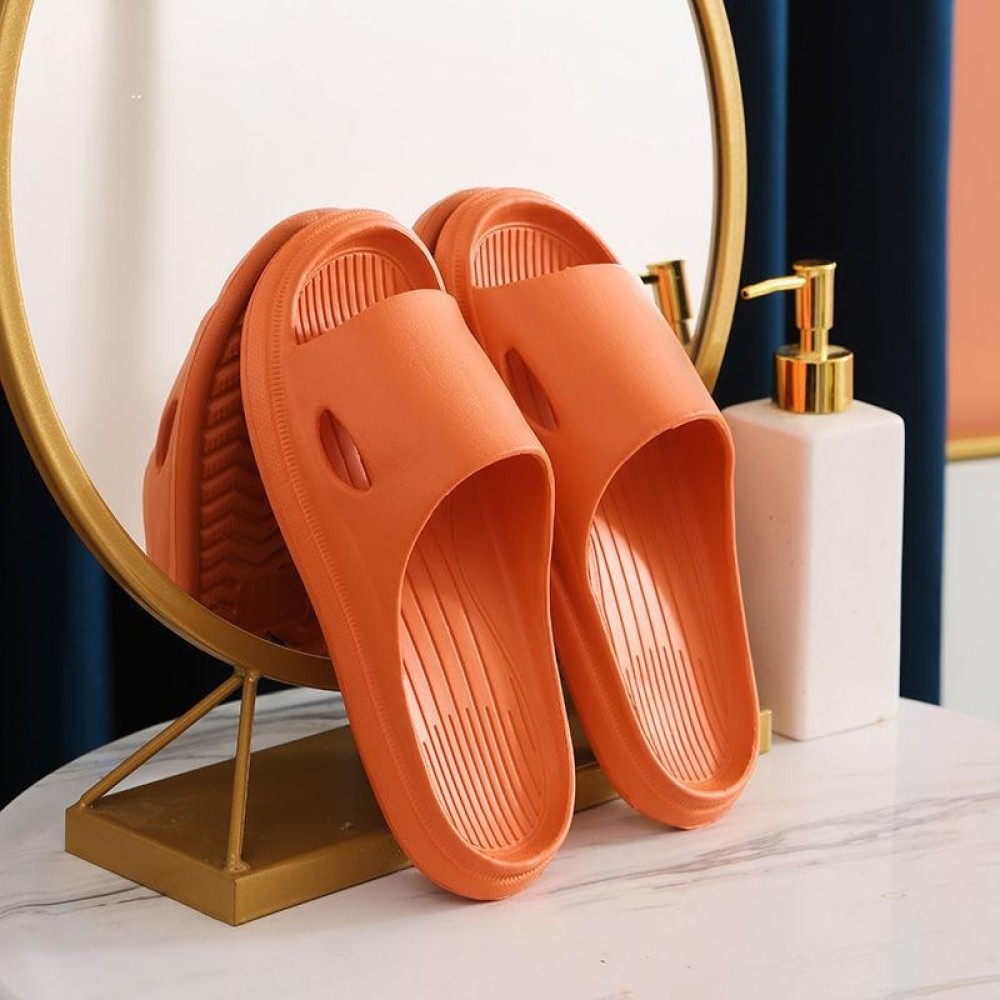 Household Soft Sole Slippers Bathroom Non-Slip Sandals, Size: 36-37(Orange)