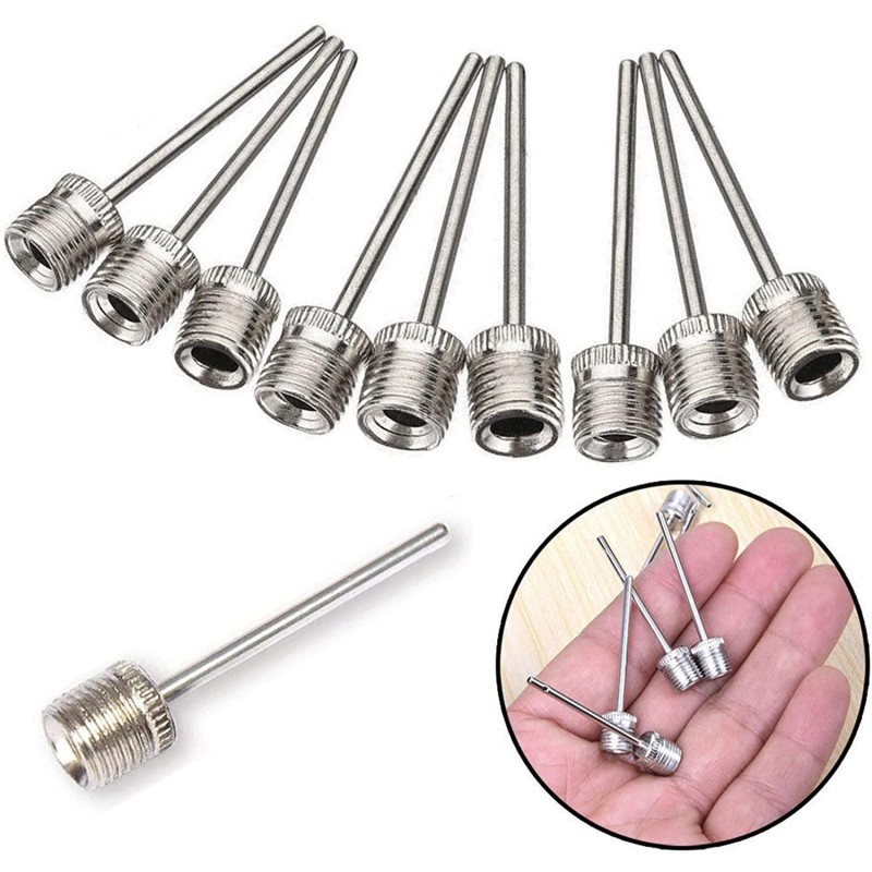 100pcs /Pack Stainless Steel Ball Pump Needles For Football, Basketball, Volleyball, Rugby Balls