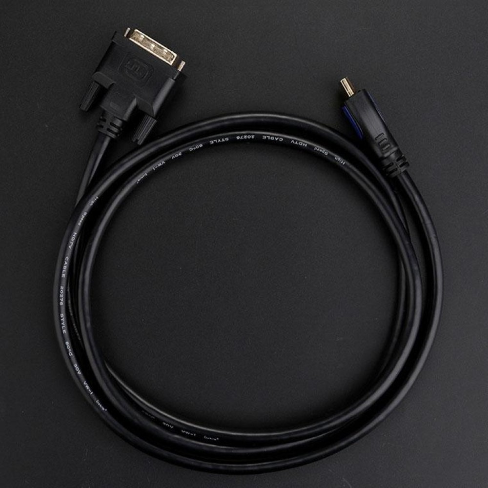 1.5m HDMI To DVI 24+1P 1080P Two-Way HD Cable For Connecting Computer To Monitor