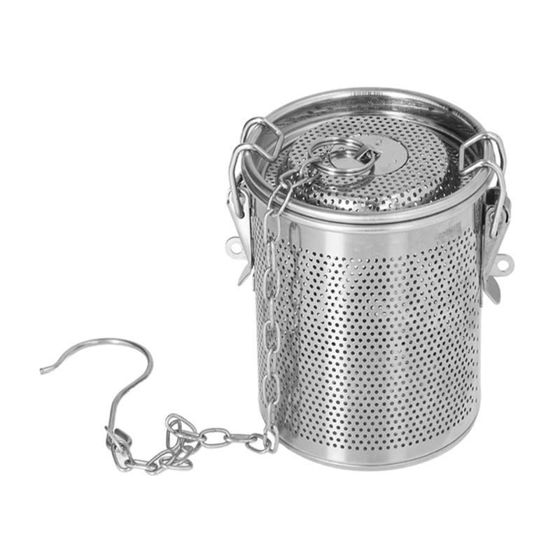 11.2x13.5cm 304 Stainless Steel Brine Basket Tea Residue Ball Soup Material Box