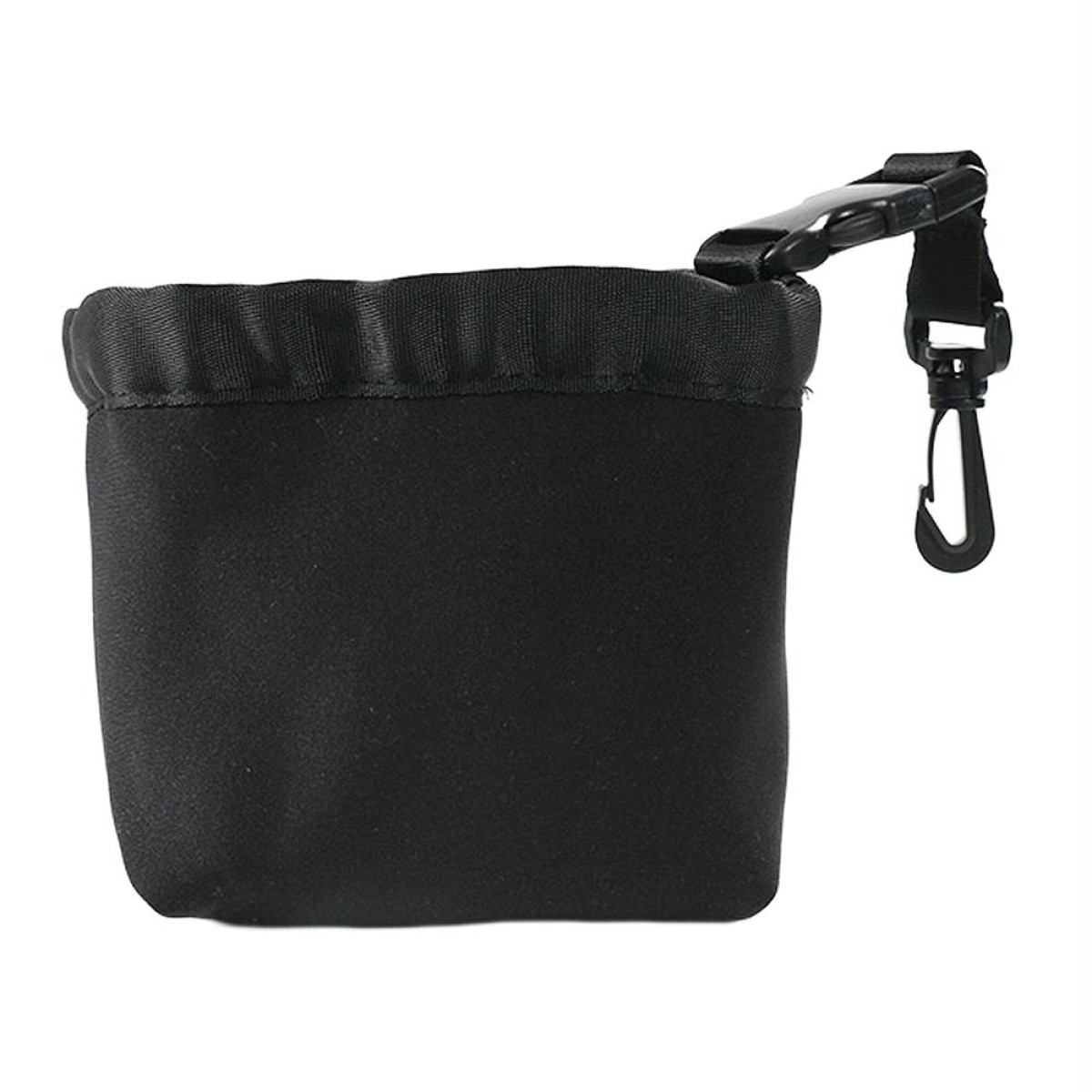 Portable Removable Golf Ball Waterproof Cleaning Bag(Black)
